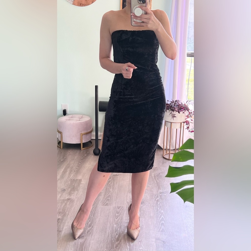 ByVinnik Black Velvet dress - NWOT